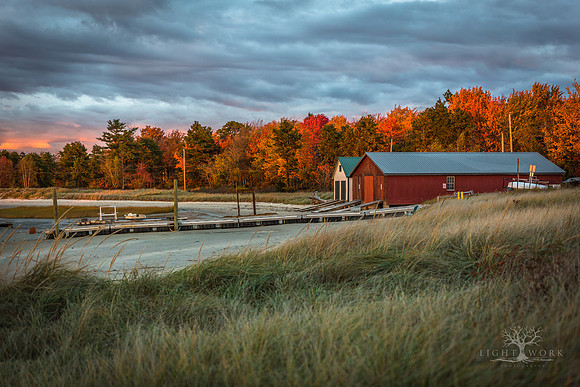 Ferry Beach in Fall